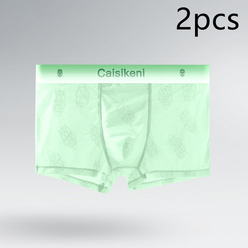 Summer Ice Silk Boxers ultra-mince respirant Mesh