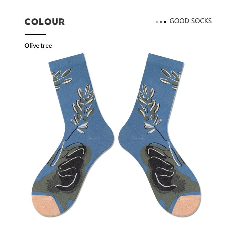 Chaussettes d'automne européennes et américaines