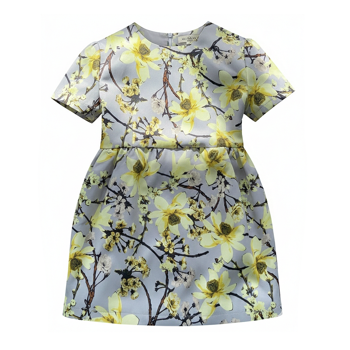 Filles Floral Robe de Soirée Princesse Anniversaire Gown coton doublé 1-10Y