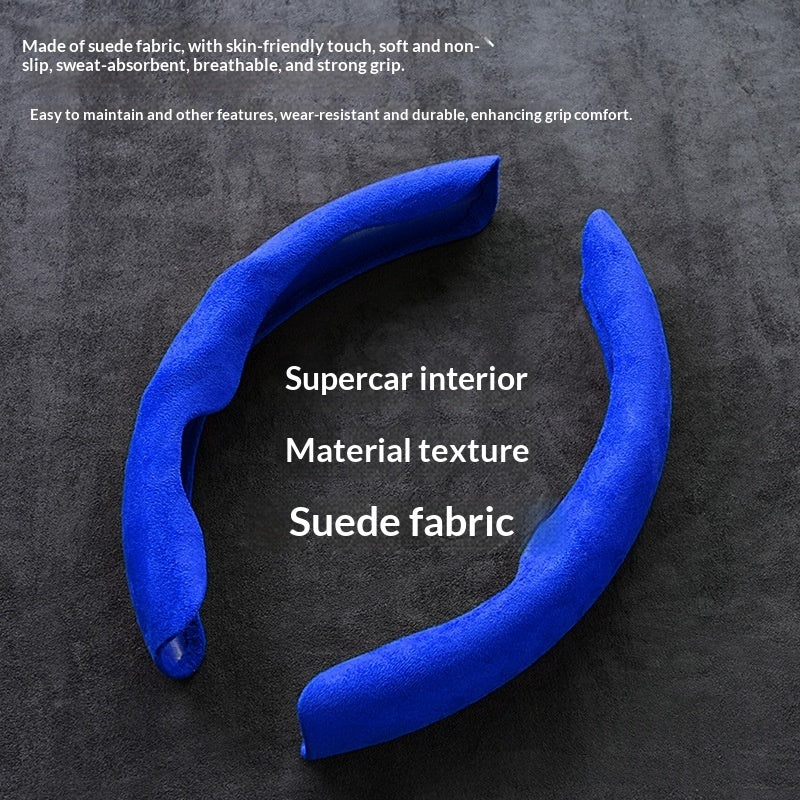 Voiture Suede Couverture de volant qui absorbe la sueur