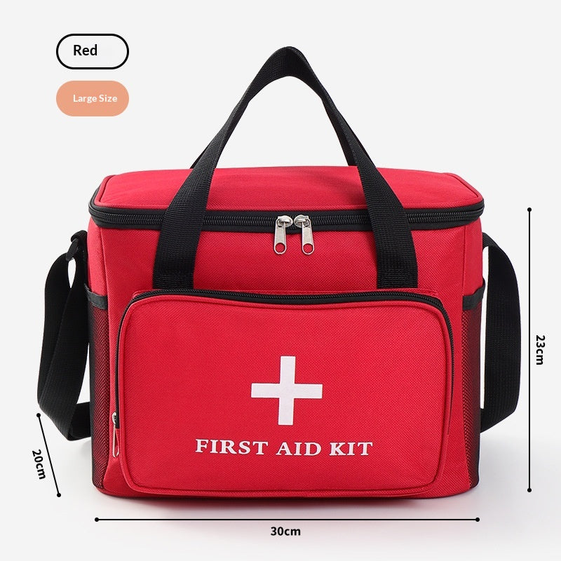 Sac de rangement en médecine portable à l'extérieur du ménage