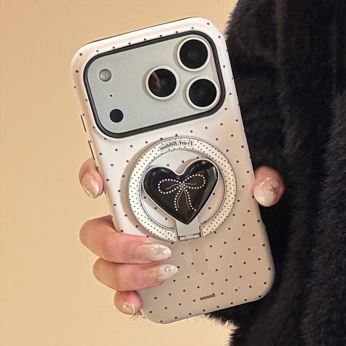 Magnetic Pearl Bow Phone Case