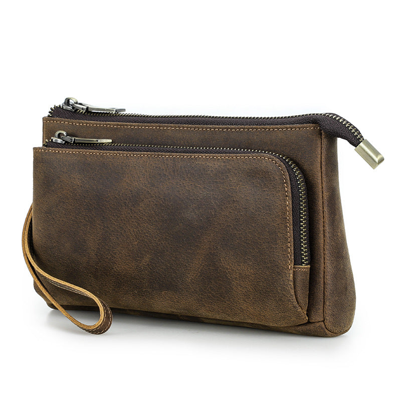 Sac de rangement multifonctions à fermeture zippée à grande capacité