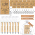 Coffret cadeau 60 pièces : Porte-clés en acier inoxydable