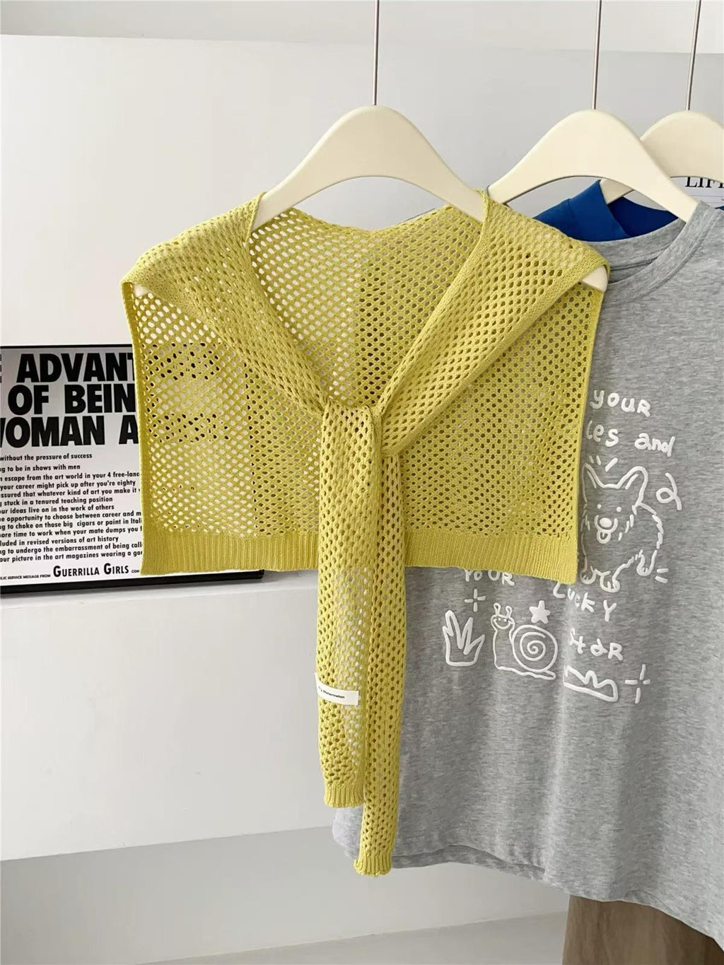 Châle à mailles minces à glaçons