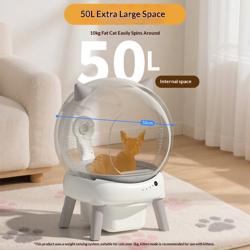 Entièrement automatique Cat Litter Box Smart Roller Cat Toilette