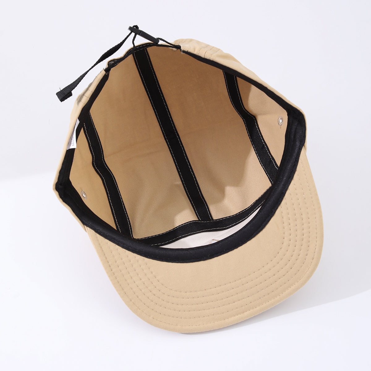 Men's Patchwork Adjustable Triangular Lettered Flat Brim Sunshade Quick Dry Soft Top Visor