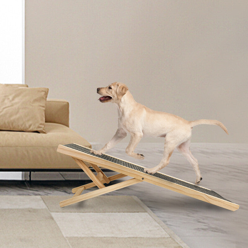 Échelle de chien pliable antidérapante pour animaux de compagnie Hauteurs réglables Échelle pour canapé-lit