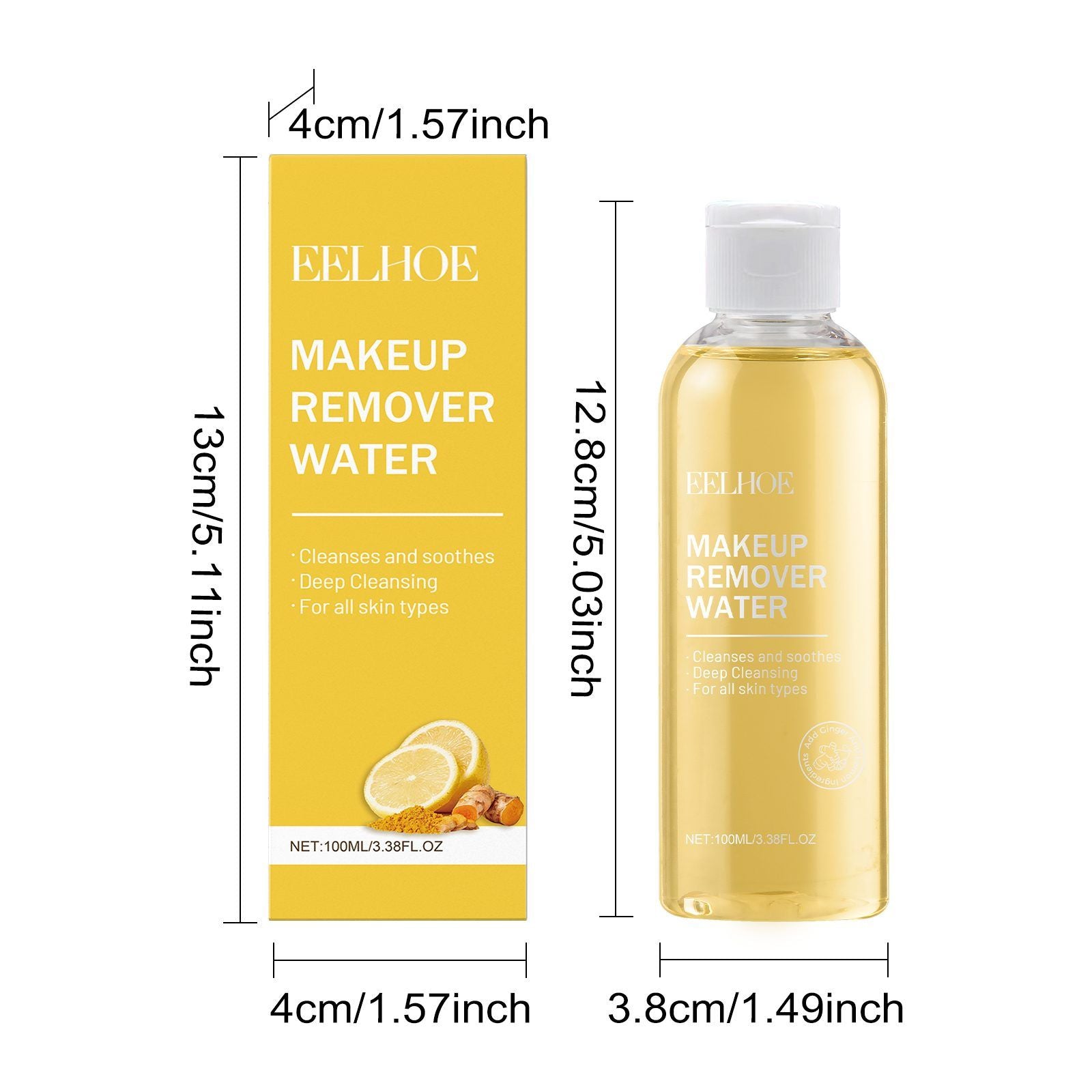 EELHOE Ginger Démaquillant de citron eau