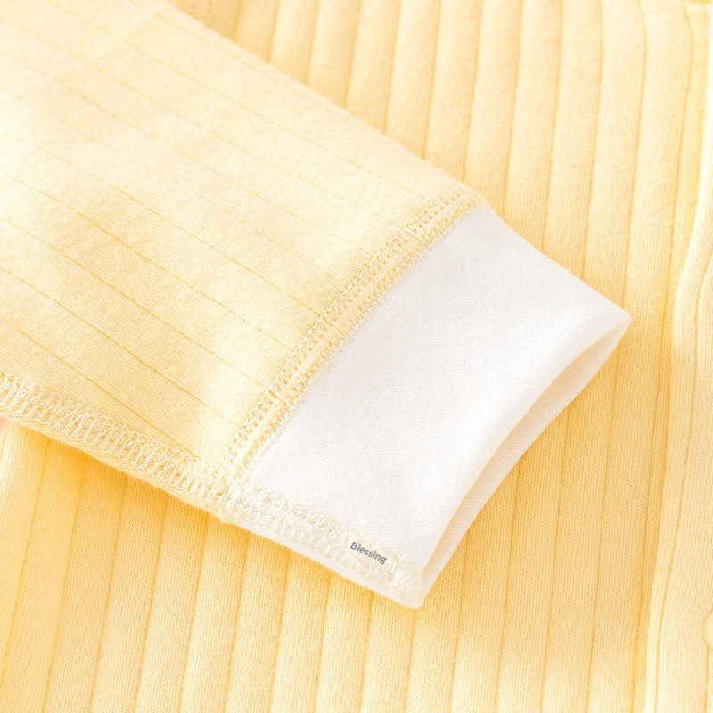 Vêtements pour bébés Classe A Pure coton sans couture Onesie Baby Pajamas Sous-vêtements d'hiver Crawling