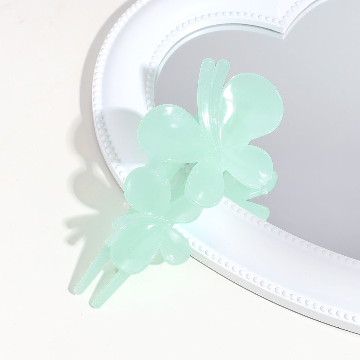 Sentez le papillon Clip Matte Texture après Barrettes