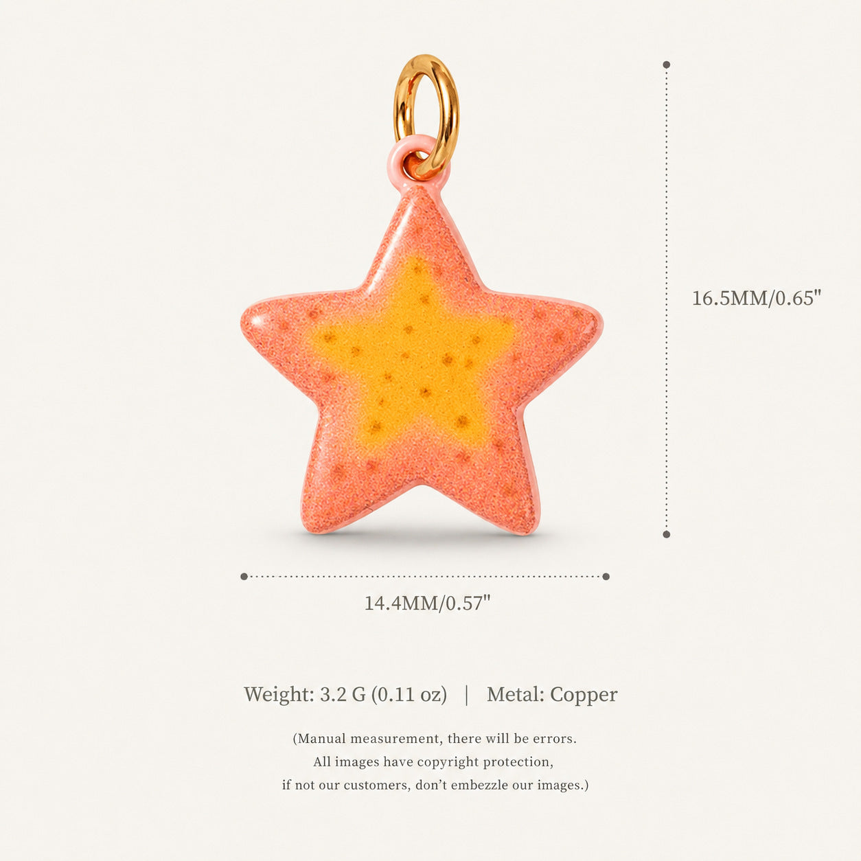 Acier inoxydable Angel Star et croissant Pendentif en céramique Style Vintage