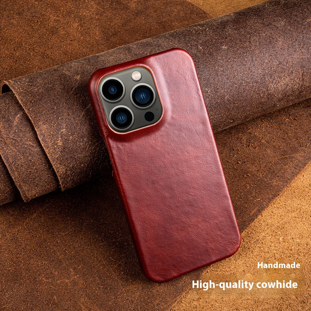 Protection en cuir haut de gamme Téléphone portable Shell