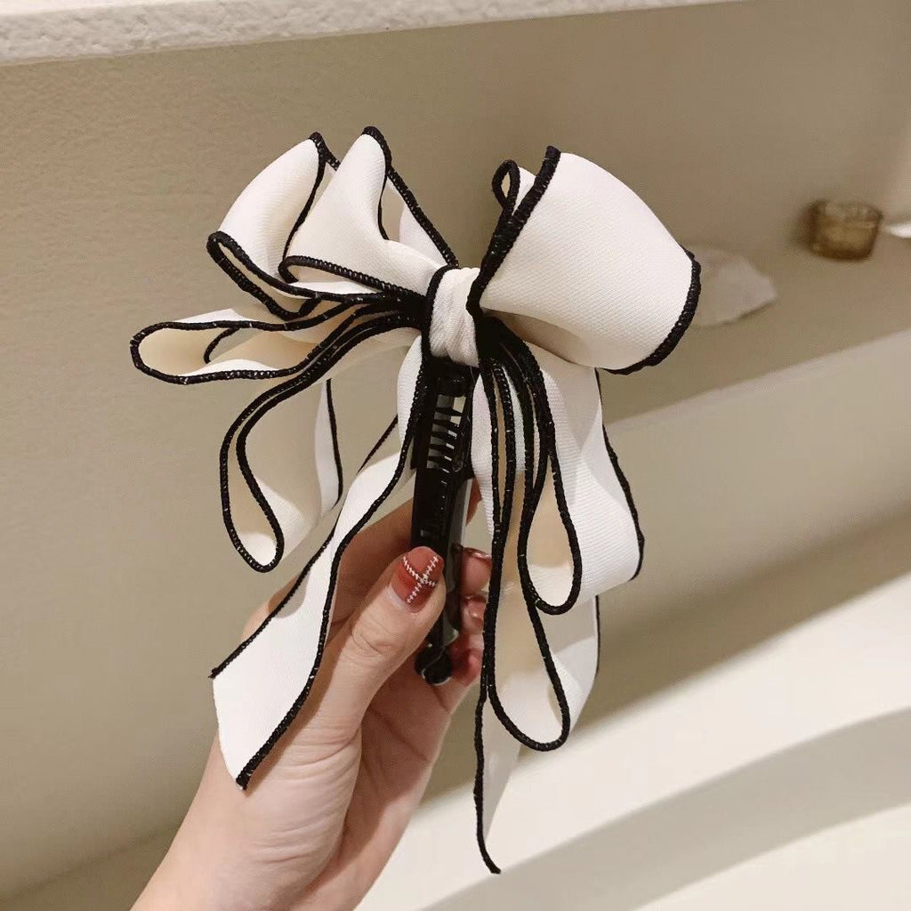 Banana Clip cheveux ornement avec ruban Bow