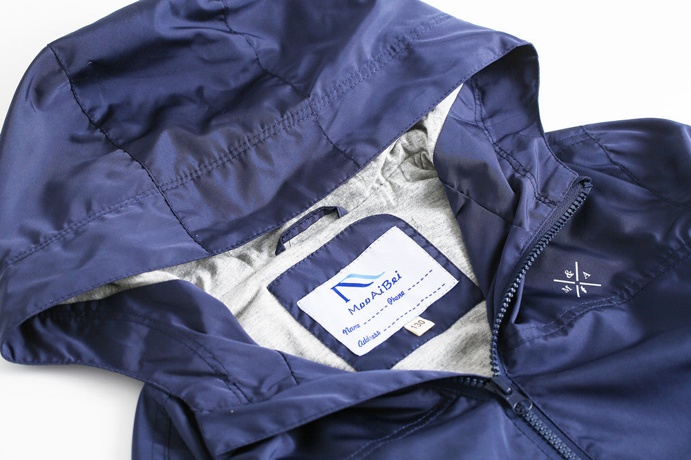 Veste de manteau Automne Medium et Big Kids Hood
