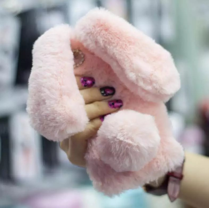 Cas de téléphone en silicone pour lapin de lapin