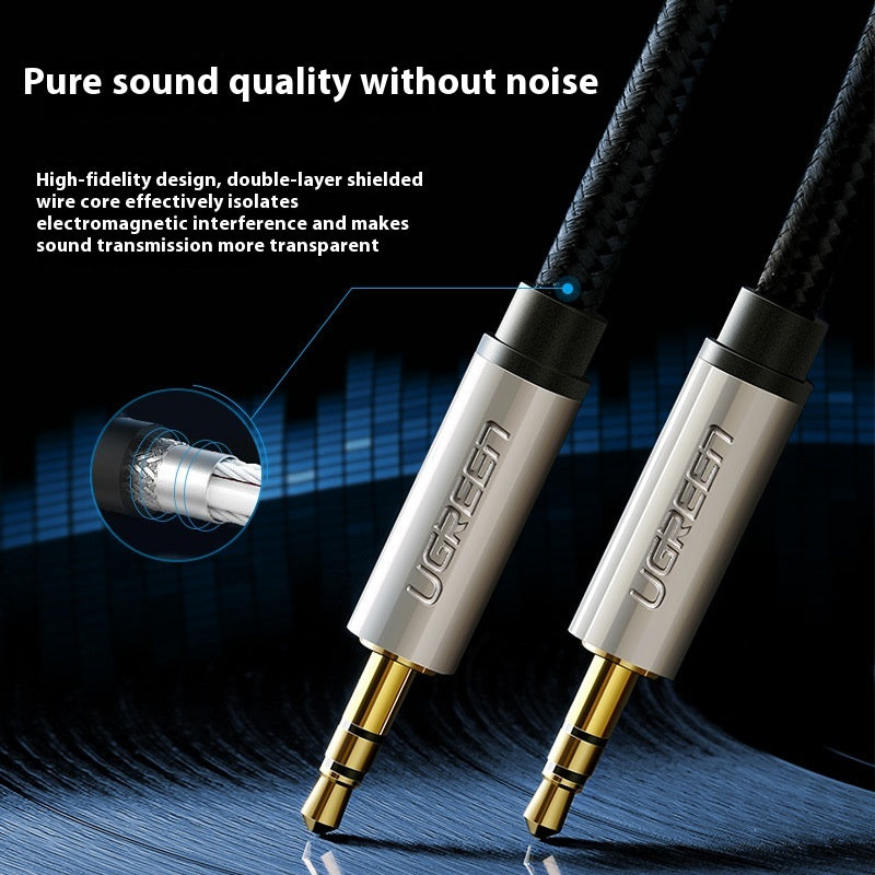 Car Aux Audio Cable 35mm Applicable à l'équipement sonore pour Cable d'écouteur cellulaire