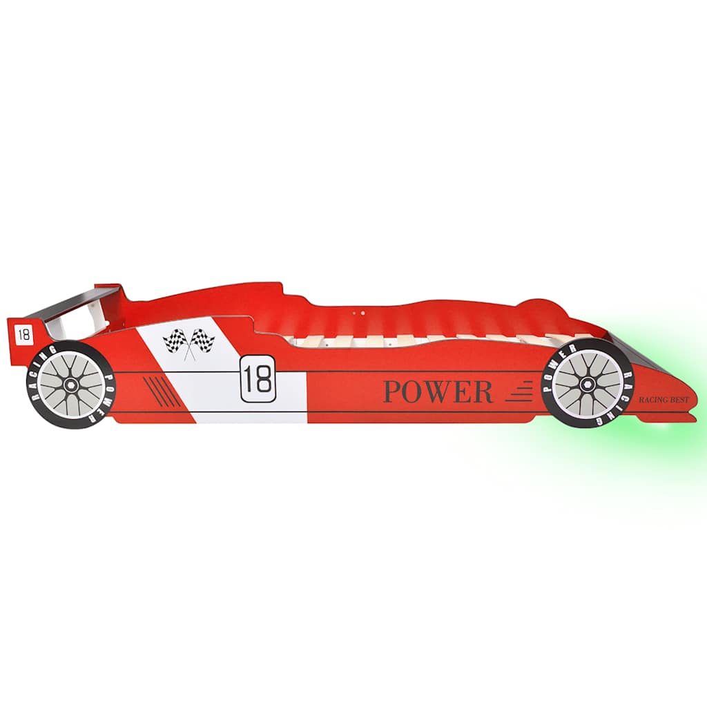 Lit d'enfant avec LED dans la voiture de course design lit d'enfant
