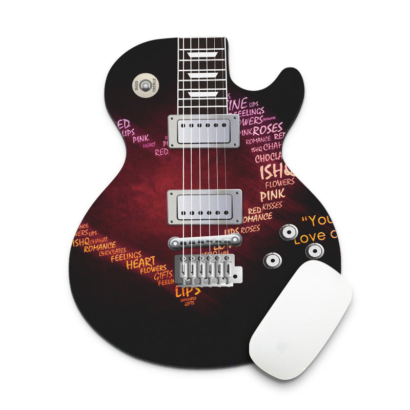 Pad de souris de guitare informatique