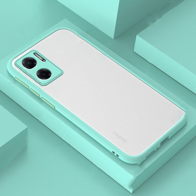 Boîtier de téléphone en couleur solide transparent