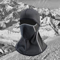 Masque de vélo d'hiver Hotte de moto chaude en plein air Ski coupe-vent