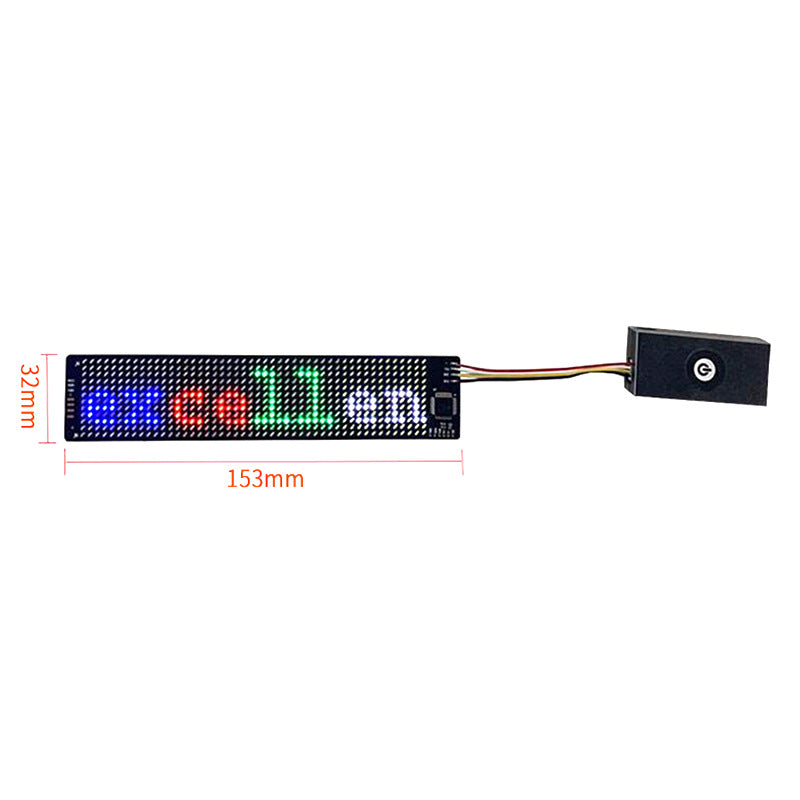 Affichage LED Bluetooth Silicone lumière de caractère