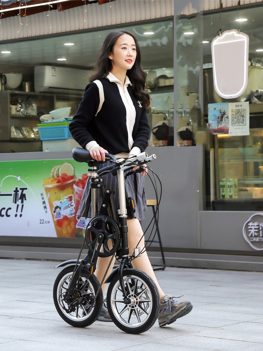 Un deuxième pliage 14 pouces petit vélo super portable