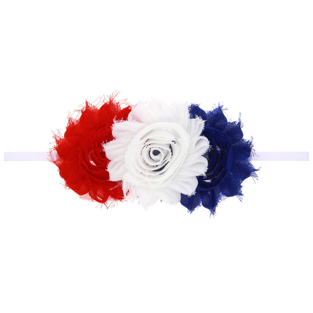 Bandeau de Rose rayée pour enfants