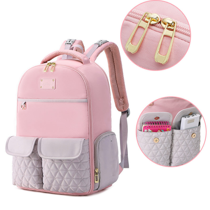 Sac Mummy Grande capacité Sac à couches bébé multi-poches Sac à dos