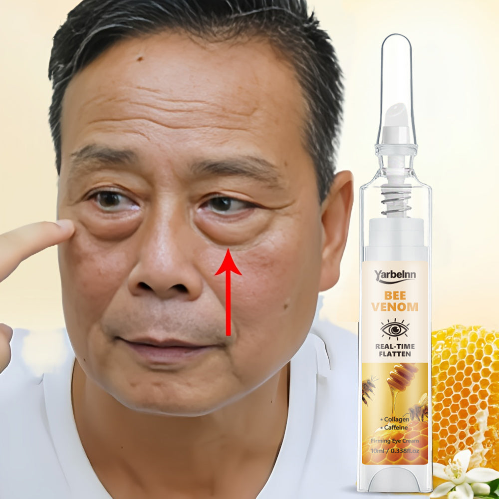 Crème pour les yeux d'abeille avec extrait de miel et collagène