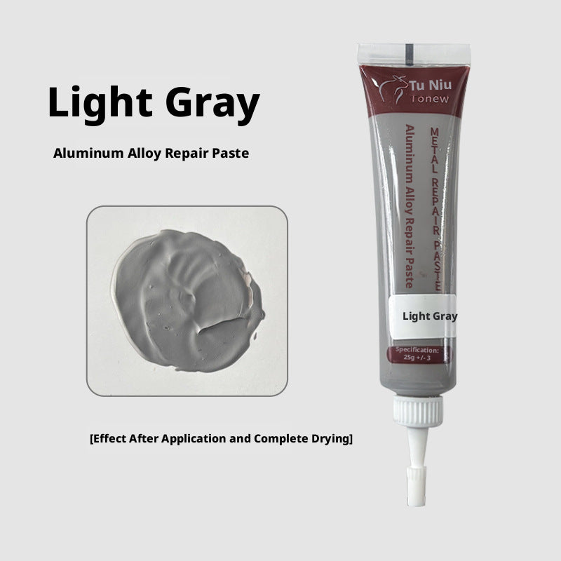 Aluminium alliage réparation pâte-léger gris-25g-1 bâton