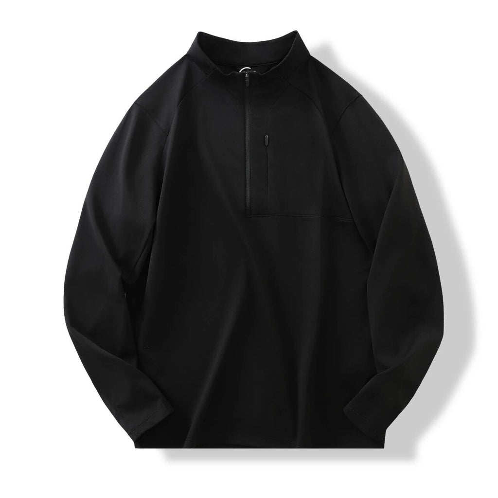Pull à moitié zippé pour hommes
