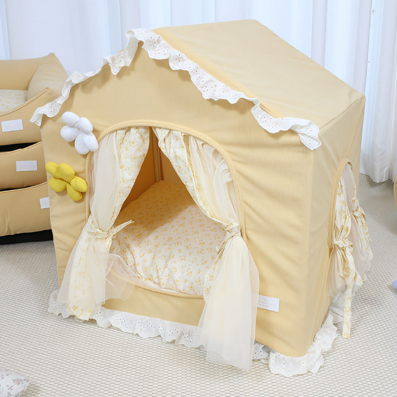 Maison créative pour le chien et la tente de chat