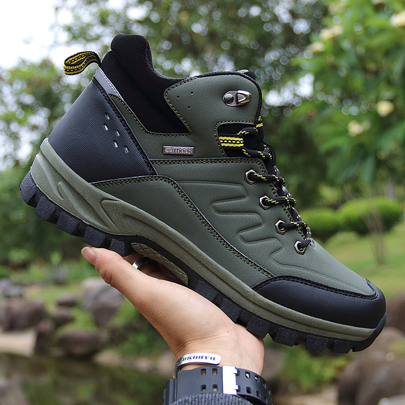 Bottes de randonnée en plein air pour hommes Chaussures monocouches haut de gamme