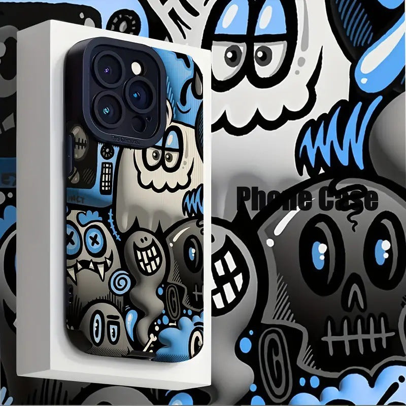 Little Monster Phone Case Graffiti résistant à la chute