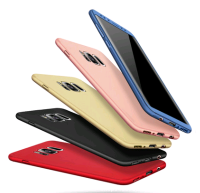 S8 Plus 360 Degree All-inclusive Mobile Phone Case S8 Paint TPU PC Fuel Injection Soft Elle