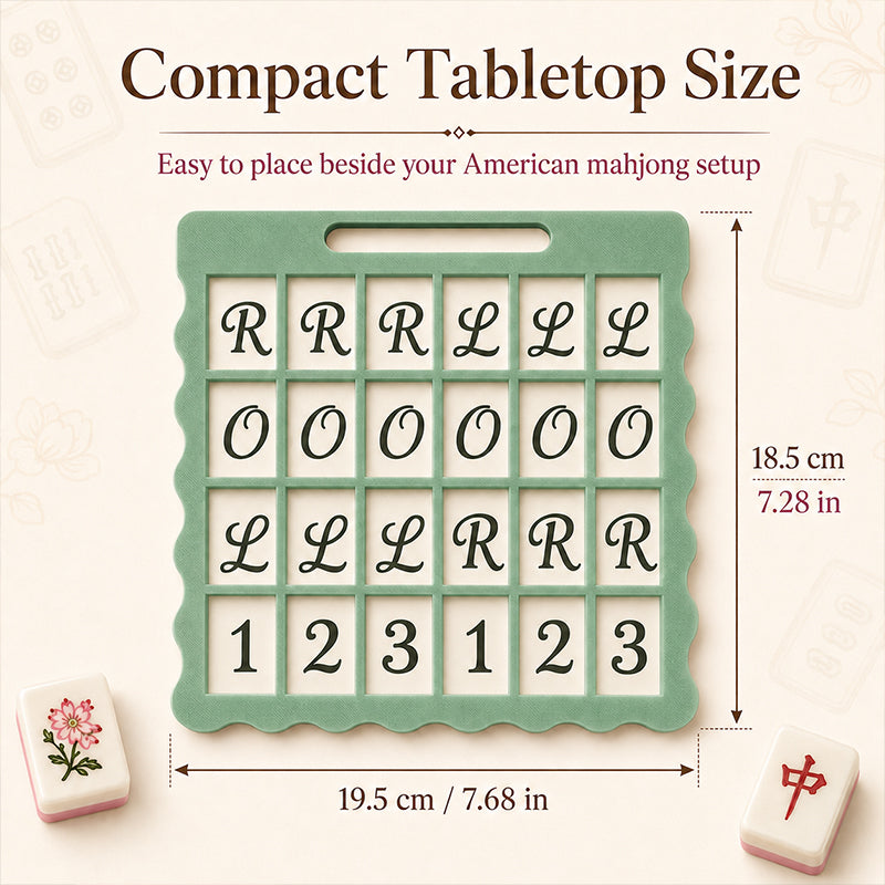1PC Mahjong Tile Placement Board