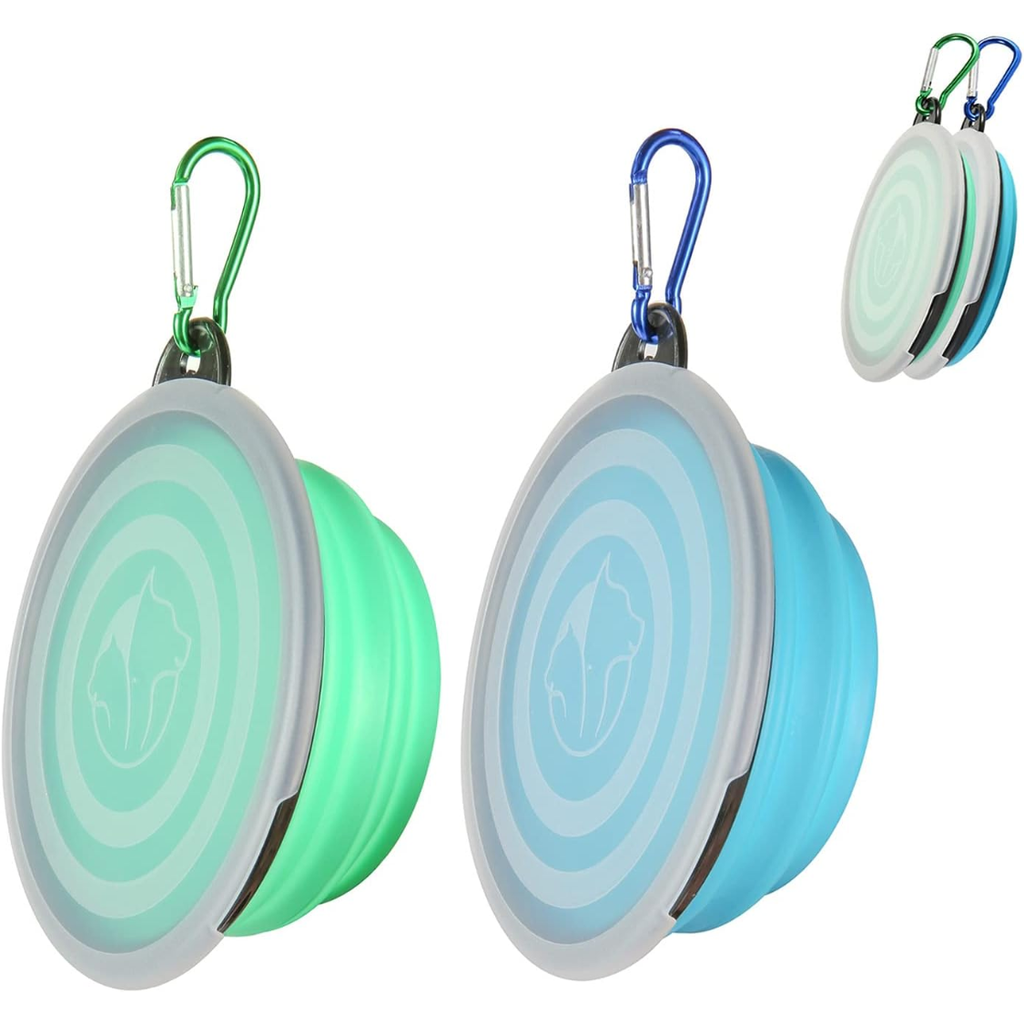 Bol collapsible avec couvercles