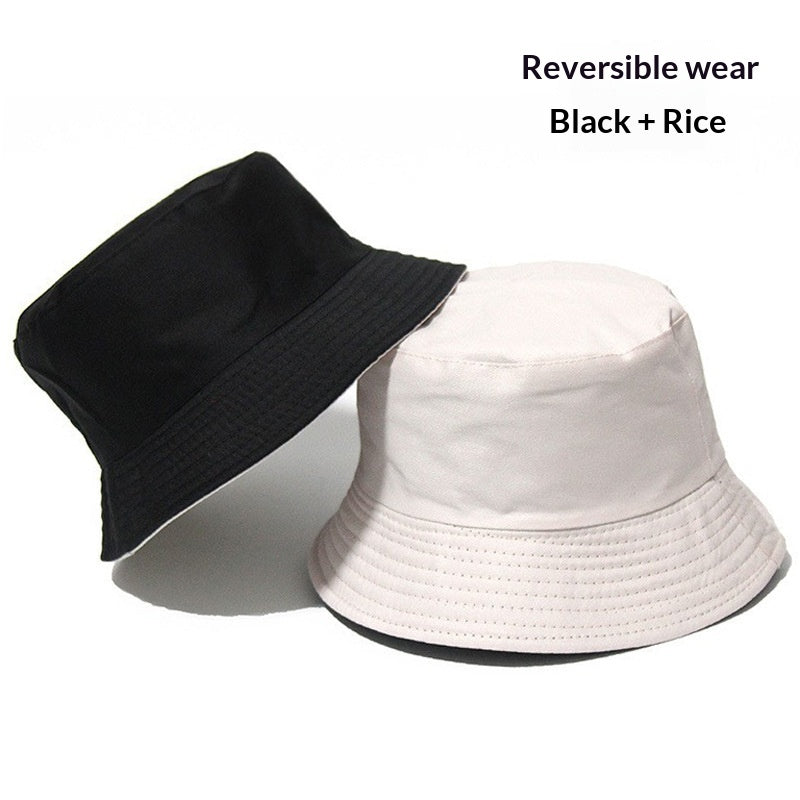 En stock Chapeau de pêcheur double face avec impression en option ou broderie