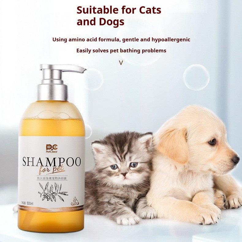 Shampooing antibactérien et désodorisant spécifique au chien