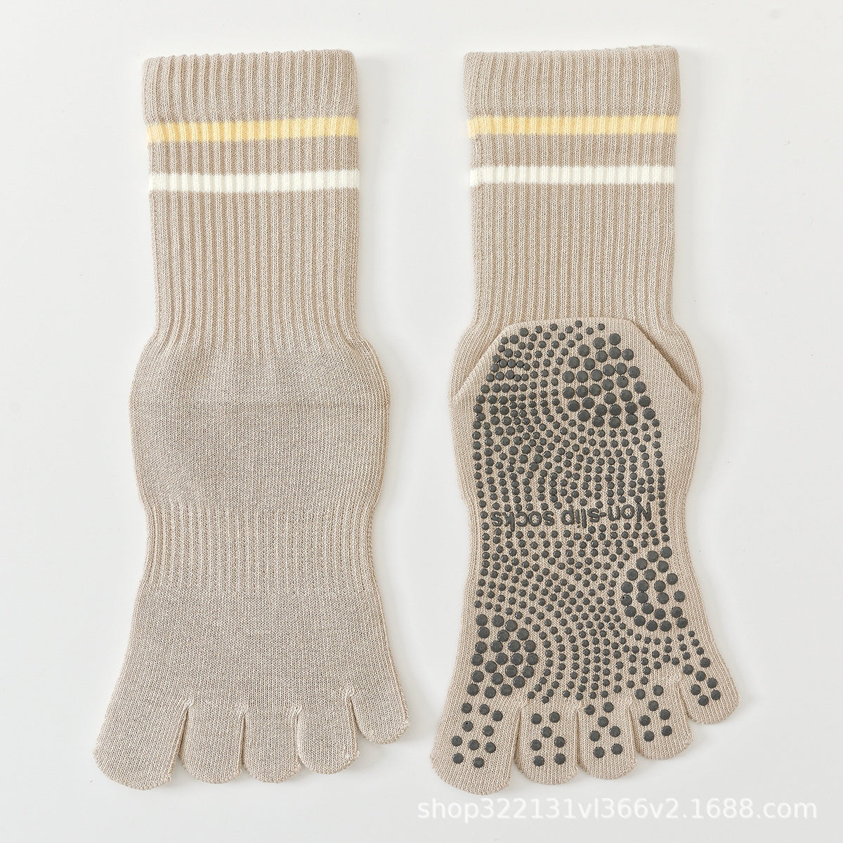 Gym Chaussettes antidérapantes à pieds pleins Femmes disponibles en différentes tailles