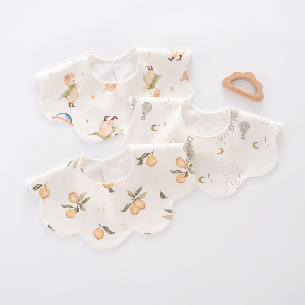 Bébé Bib Baby Pure Coton Imperméable Serviette Salive Nouveau-né