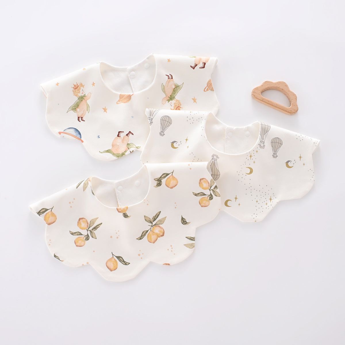 Bébé Bib Baby Pure Coton Imperméable Serviette Salive Nouveau-né
