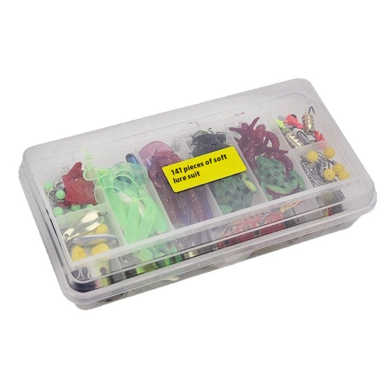 141-Piece Lure Set with Multiple Swimming Depths