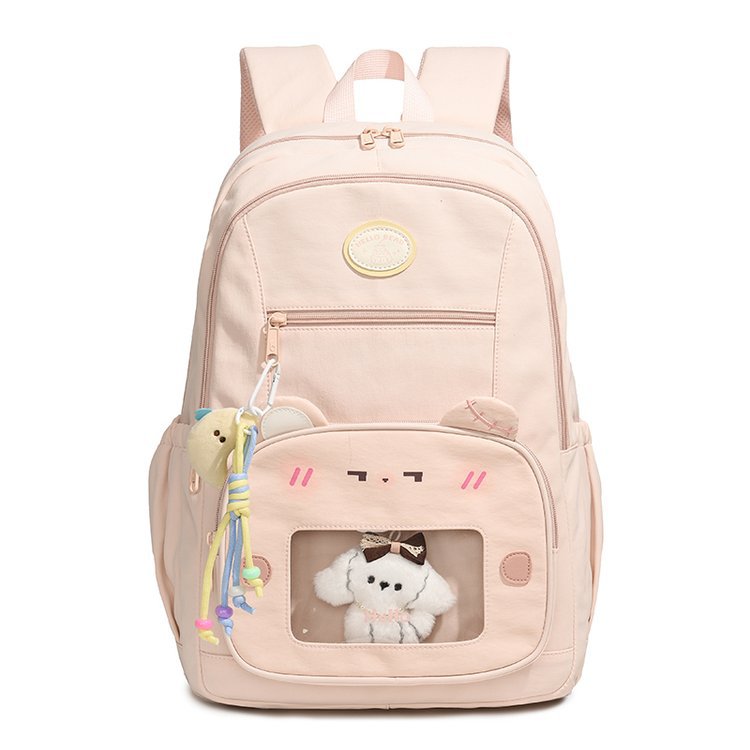 Sac à dos en nylon transparent style coréen