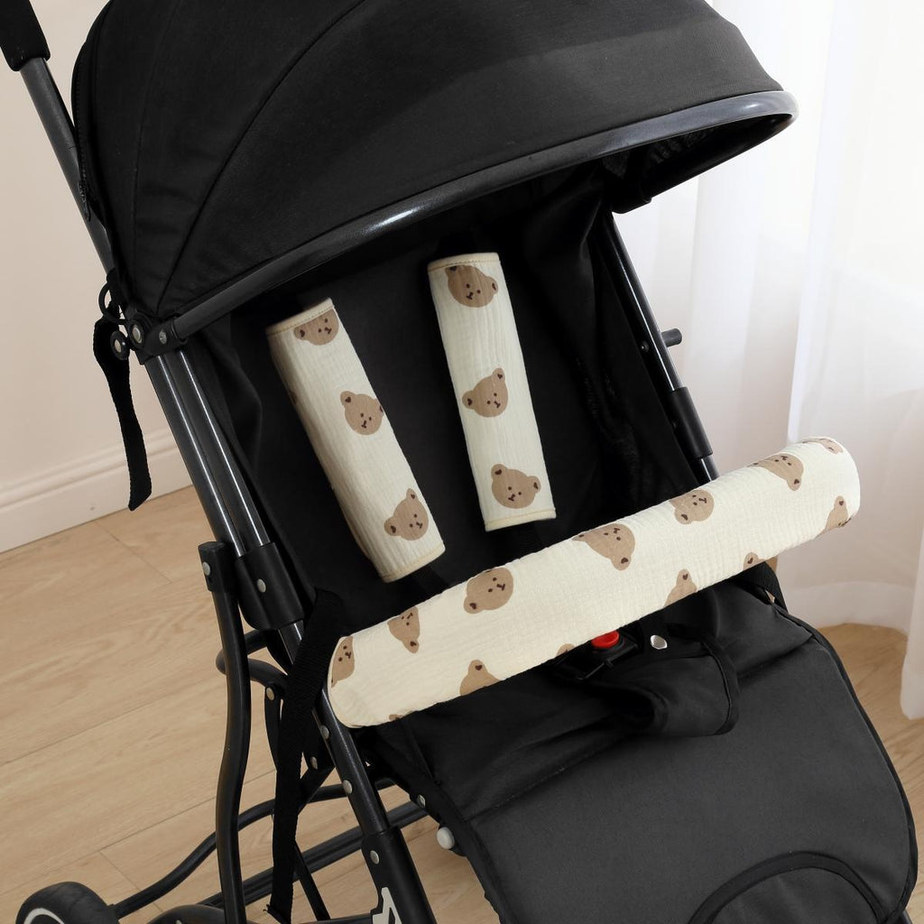 Bébé voiture de marche Paysage pour enfants voiture anti-bite serviette de salive