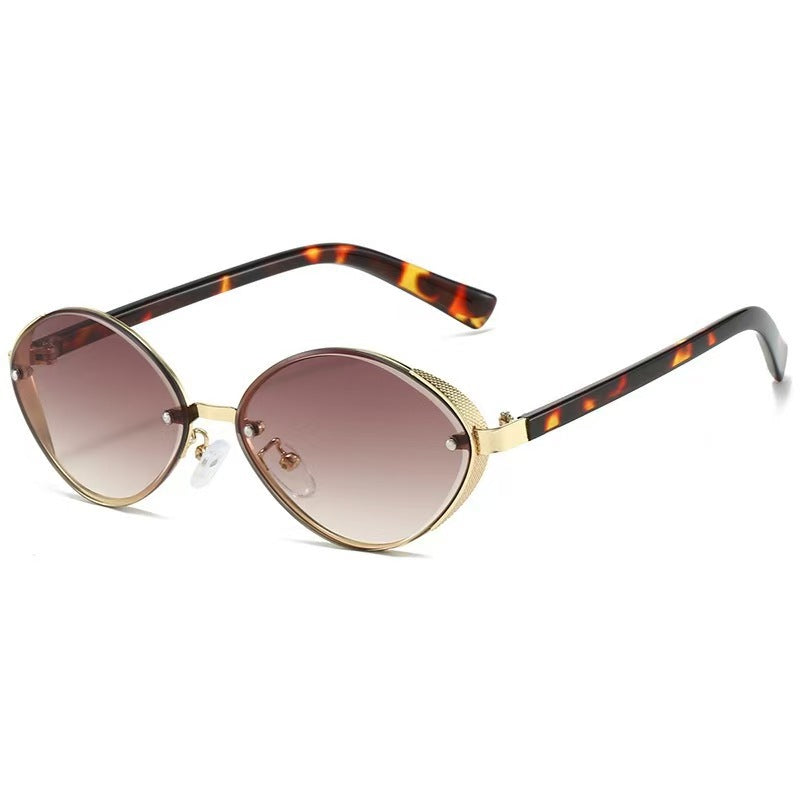 Lunettes de soleil tendance Retro Metal
