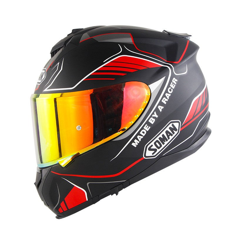 Casque de moto Full Face Riding Double Lens Casque de moto Full Cover