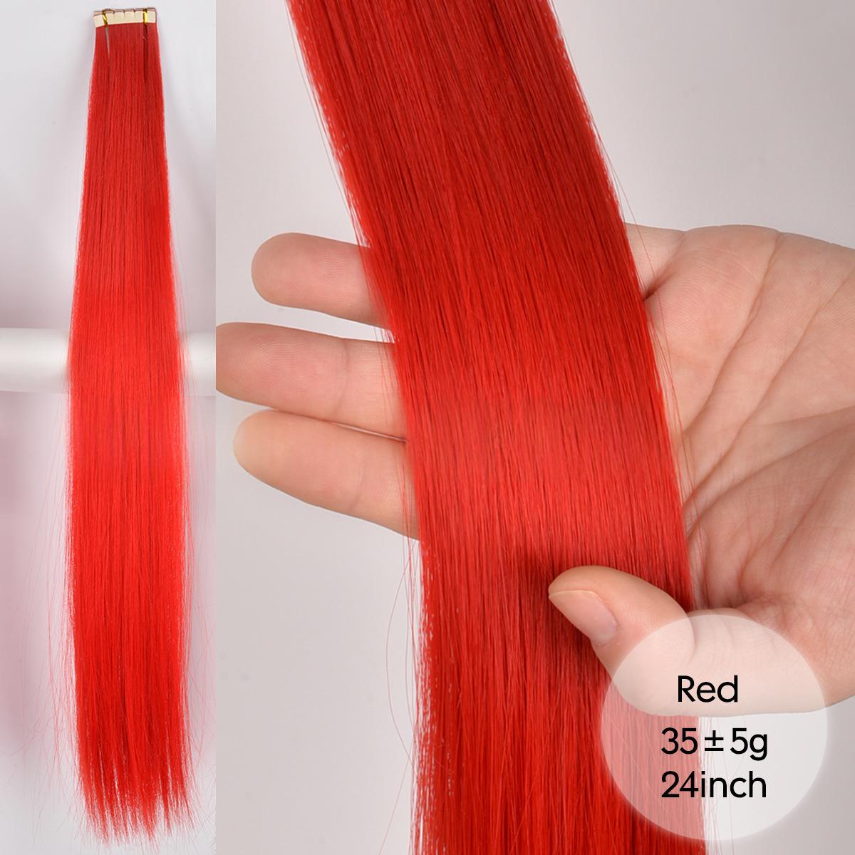 Colorful Synthetic Wig Pieces for Women