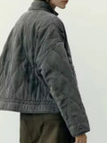 Veste de coton diamantée pour femmes arrivée